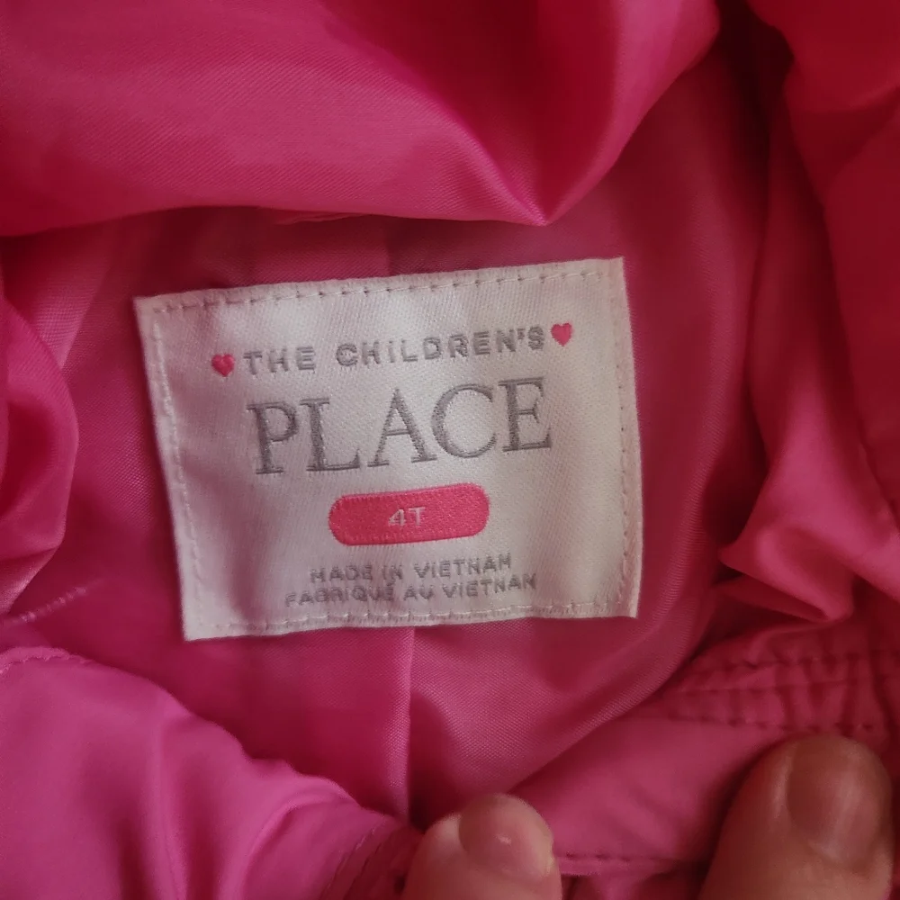The Children's Place Vibrant Pink Jacket Size‎ 4T